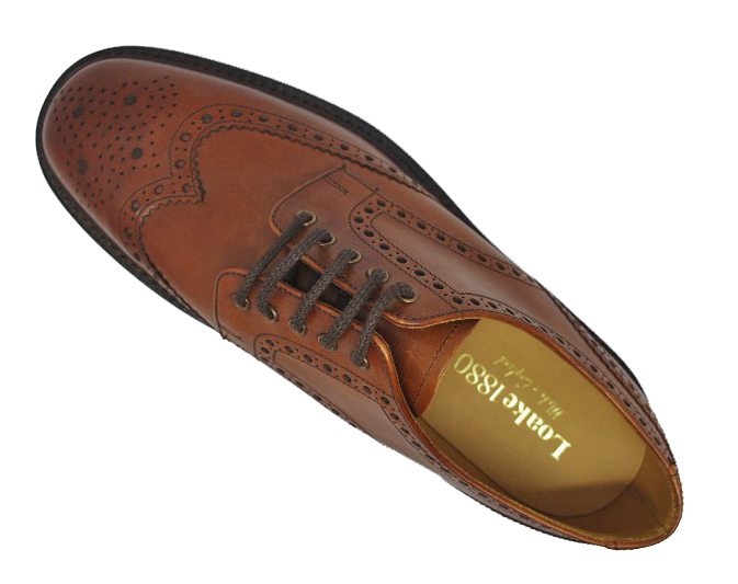 Loake Chester Brogue Shoe Mahogany