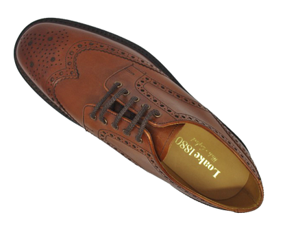 Loake Chester Brogue Shoe Mahogany