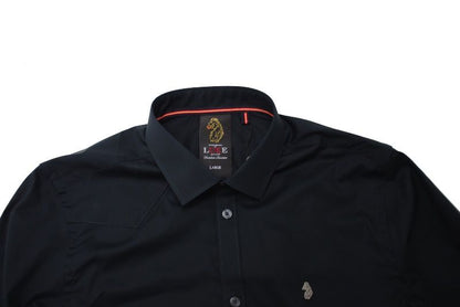 Luke Butchers Pencil Slim Shirt Black