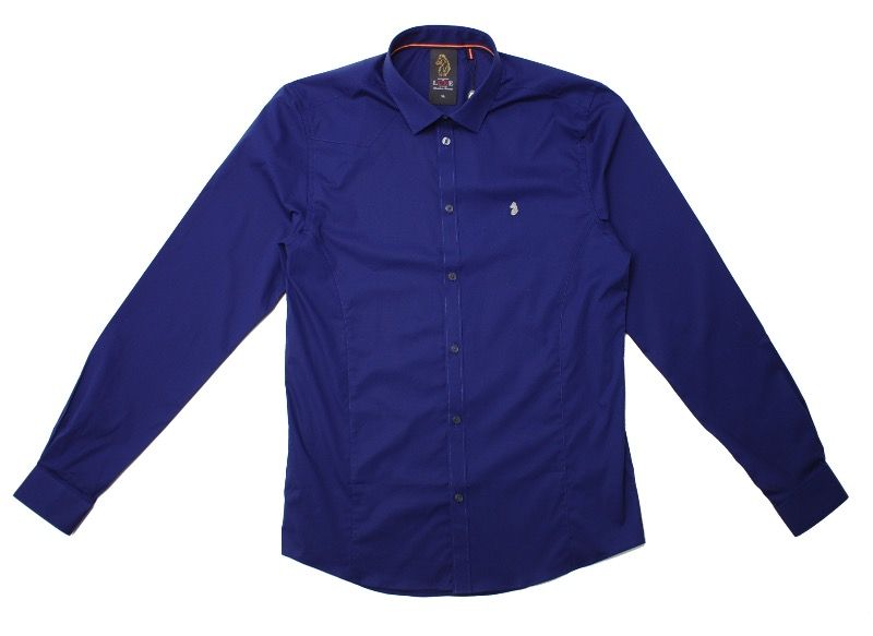 Luke Butchers Pencil Slim Shirt Midnight
