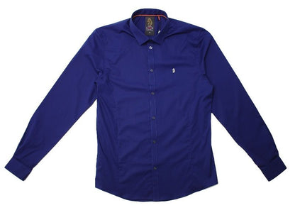 Luke Butchers Pencil Slim Shirt Midnight