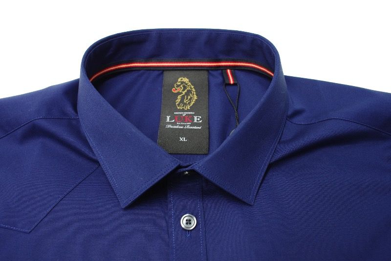 Luke Butchers Pencil Slim Shirt Midnight