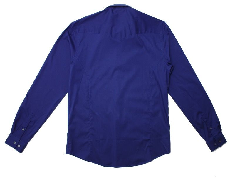 Luke Butchers Pencil Slim Shirt Midnight