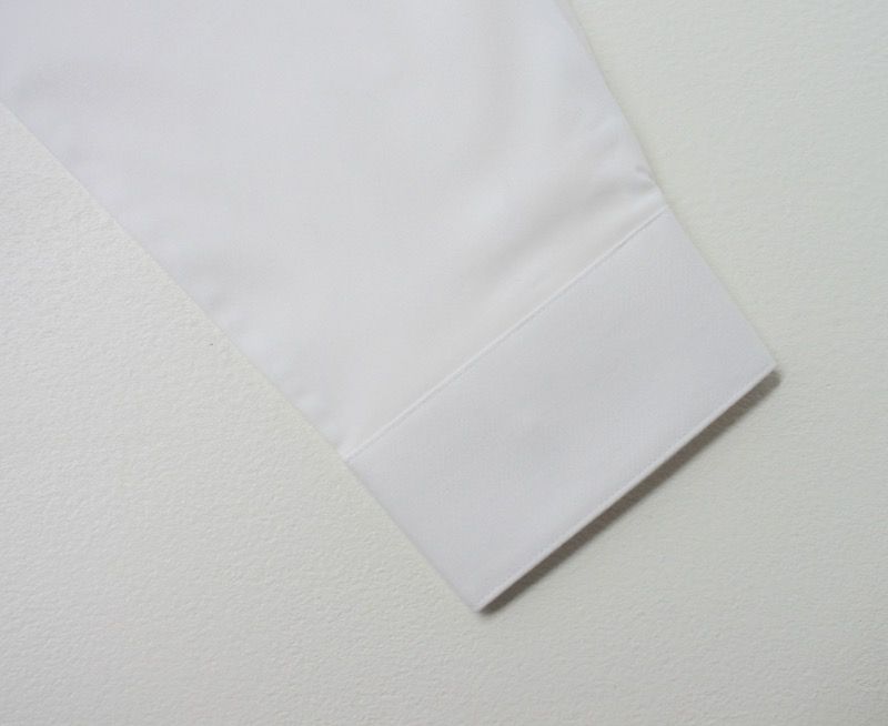 Luke Butchers Pencil Slim Shirt White