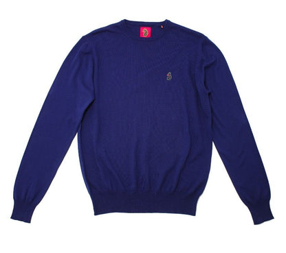 Luke Gerards Crew Neck Jumper Navy