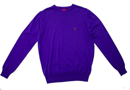 Luke Gerards Crew Neck Jumper Purple