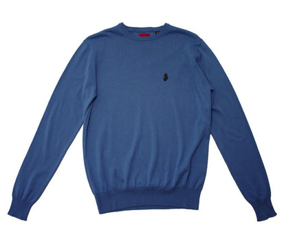 Luke Gerards Crew Neck Jumper Blue