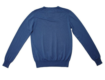 Luke Gerards Crew Neck Jumper Blue