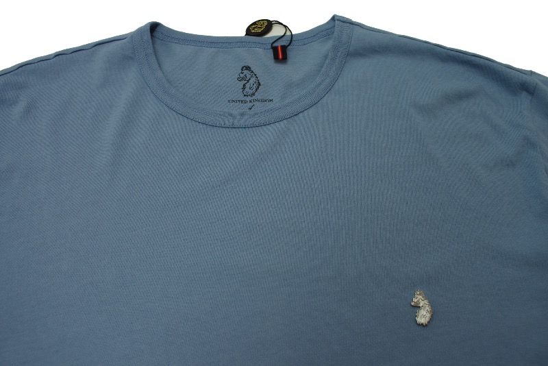 Luke Skinny Charmers Slim Fit T Shirt Blue