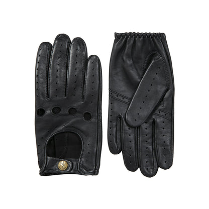 Dents Hairsheep Leather Classic Driving Gloves Black