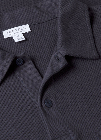 Sunspel Men's Riviera Polo Shirt in Navy