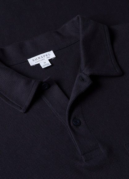 Sunspel Men's Riviera Polo Shirt in Navy