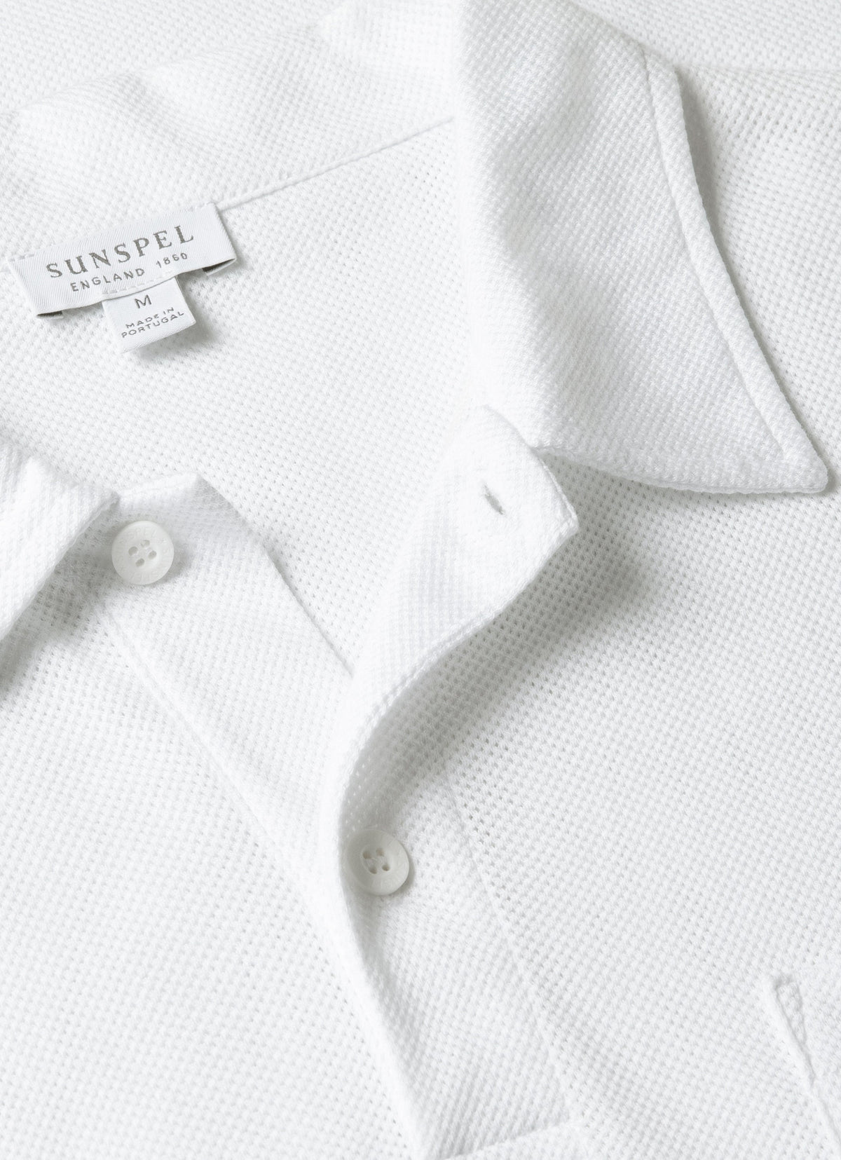 Sunspel Men's Riviera Polo Shirt in White