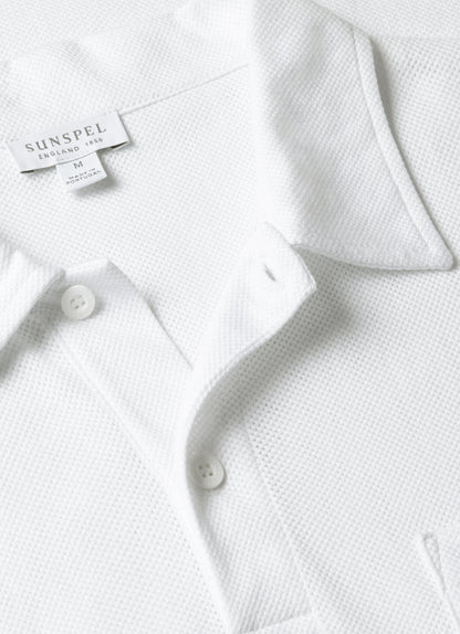 Sunspel Men's Riviera Polo Shirt in White