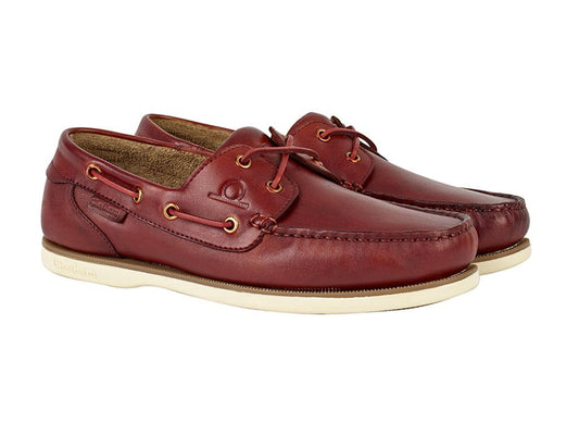 Chatham Newton Deck Shoes Redbrown