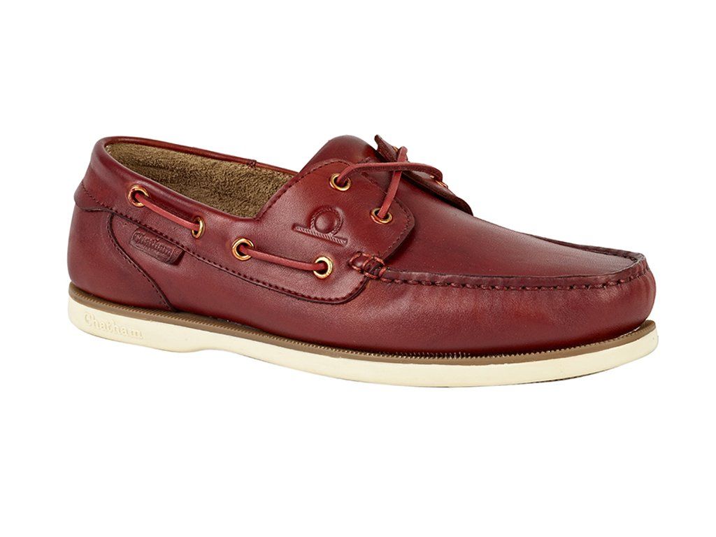 Chatham Newton Deck Shoes Redbrown