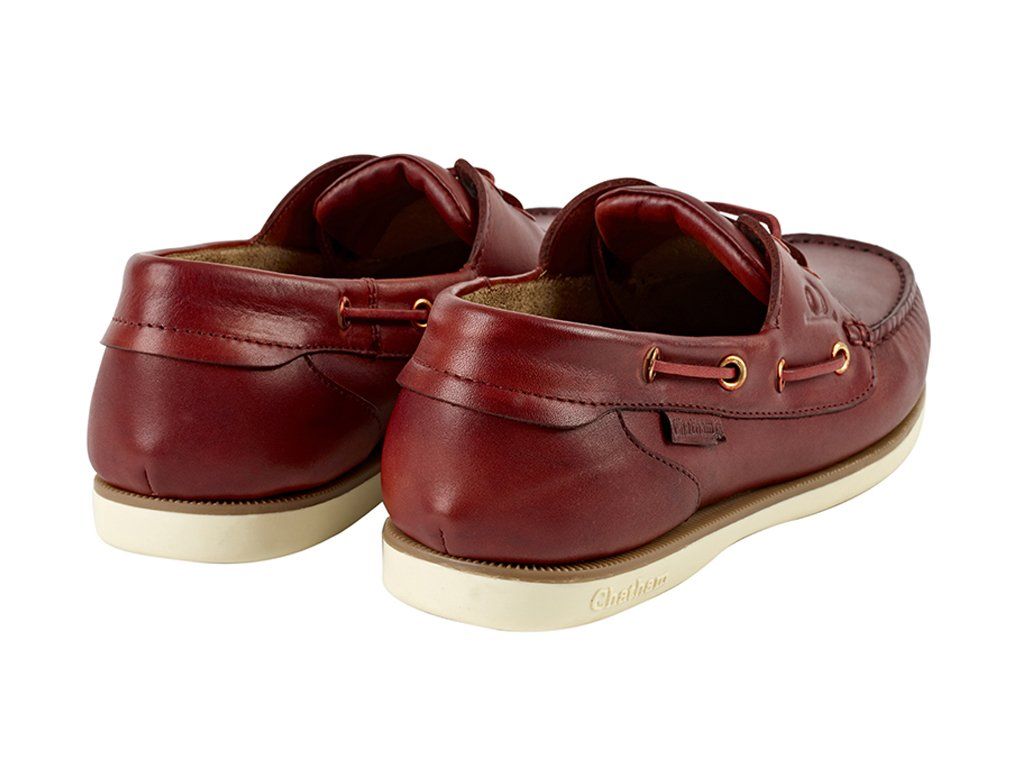 Chatham Newton Deck Shoes Redbrown