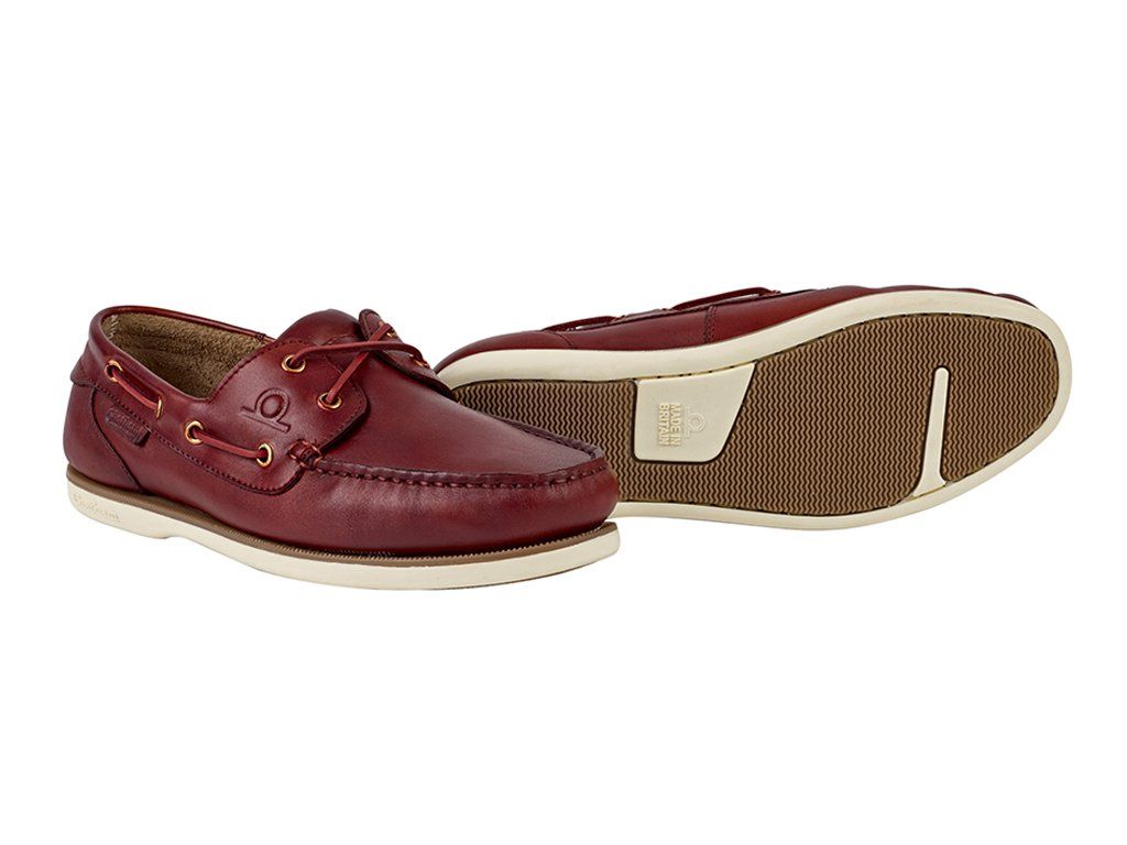 Chatham Newton Deck Shoes Redbrown
