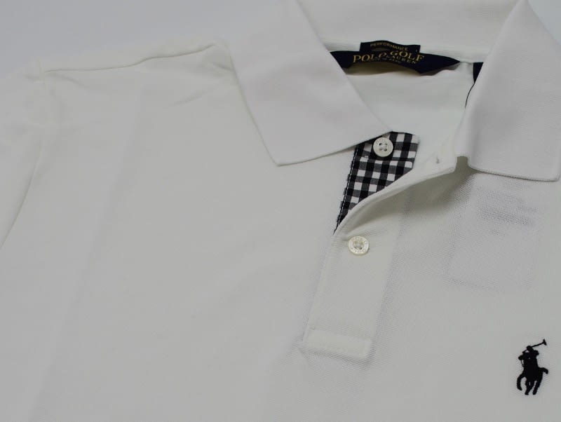 Ralph Lauren Polo White Check Trim