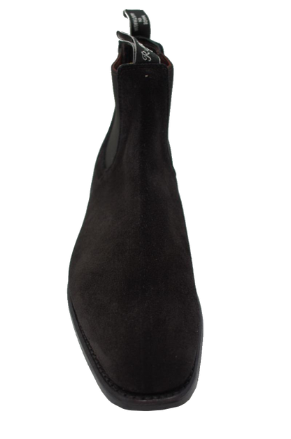 R.M. Williams Comfort Craftsman Chelsea Black Suede