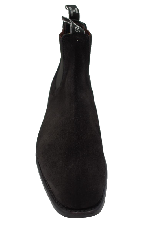 R.M. Williams Comfort Craftsman Chelsea Black Suede