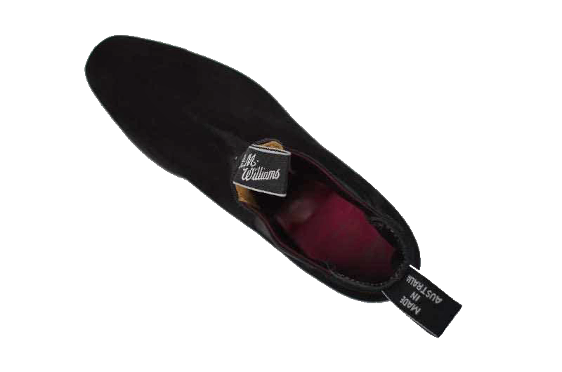 R.M. Williams Comfort Craftsman Chelsea Black Suede