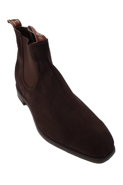 R.M. Williams Comfort Craftsman Chelsea Brown Suede
