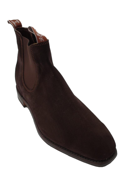 R.M. Williams Comfort Craftsman Chelsea Brown Suede