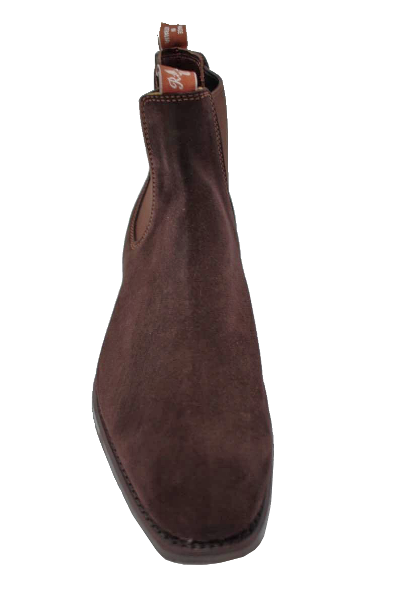 R.M. Williams Comfort Craftsman Chelsea Brown Suede