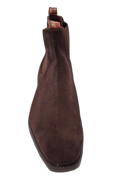 R.M. Williams Comfort Craftsman Chelsea Brown Suede