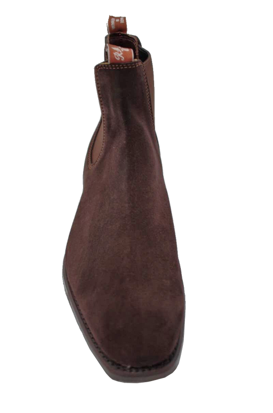 R.M. Williams Comfort Craftsman Chelsea Brown Suede