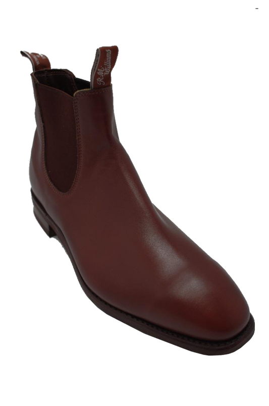 R.M. Williams Craftsman Comfort Yearling Chelsea Dark Tan