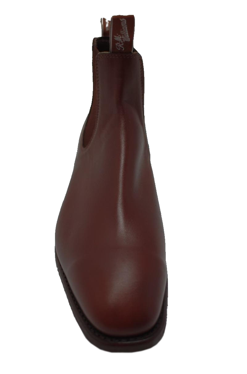 R.M. Williams Craftsman Comfort Yearling Chelsea Dark Tan