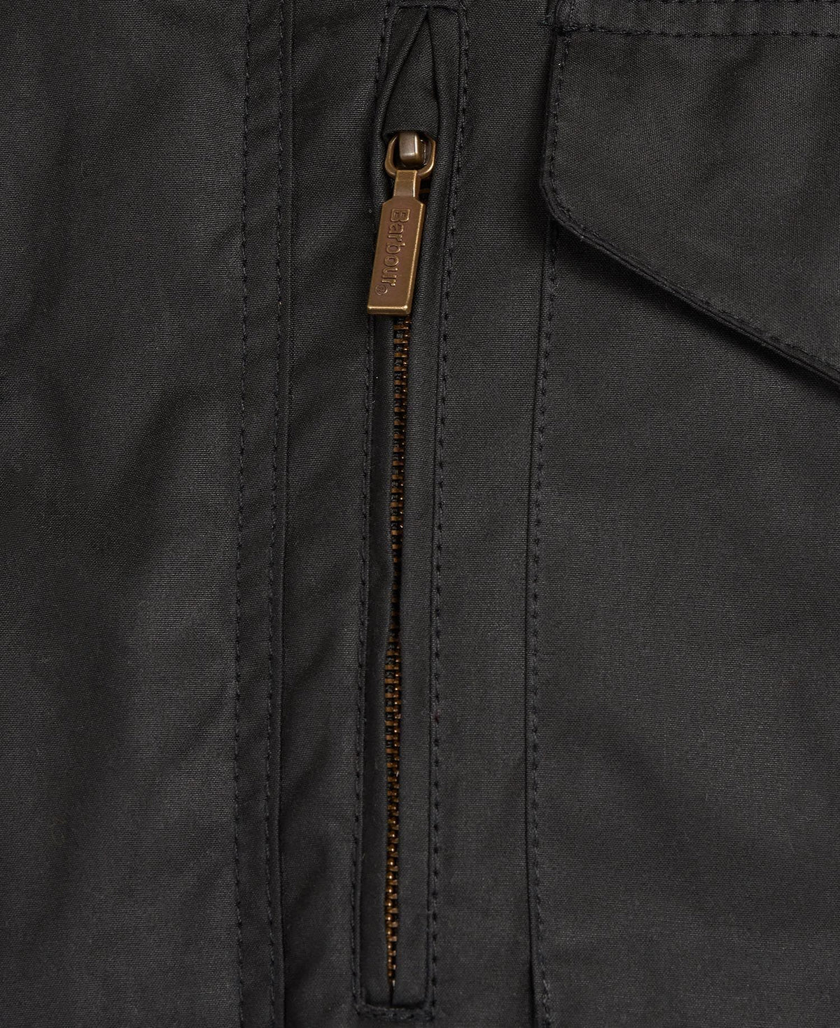 Barbour Sapper Waxed Jacket Black