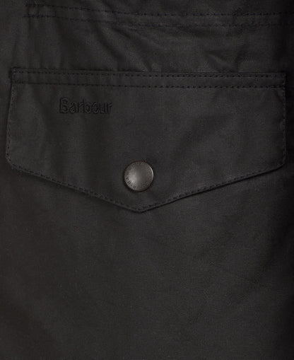 Barbour Sapper Waxed Jacket Black