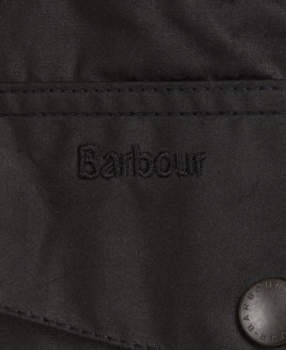 Barbour Sapper Waxed Jacket Black