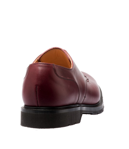 Solovair 4 Eyelet Gibson Shoe Burgundy
