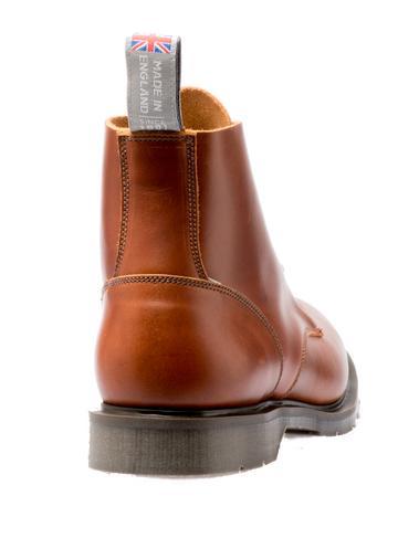 Solovair 6 Eyelet Derby Boot Brown