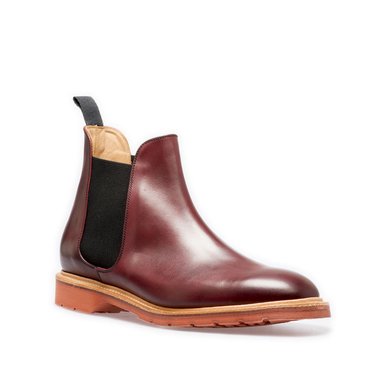 Solovair Chelsea Boot Burgundy