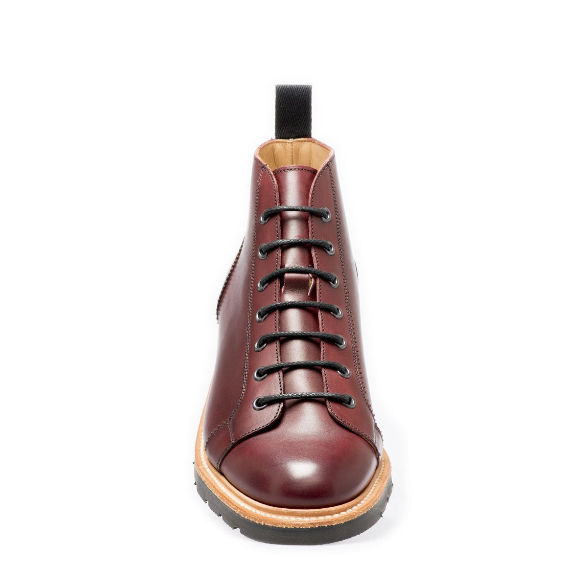 Solovair Monkey Boot Burgundy