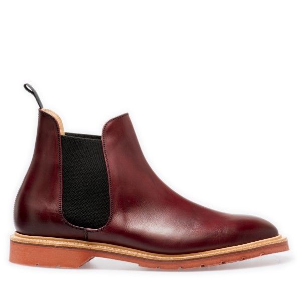 Solovair Chelsea Boot Burgundy