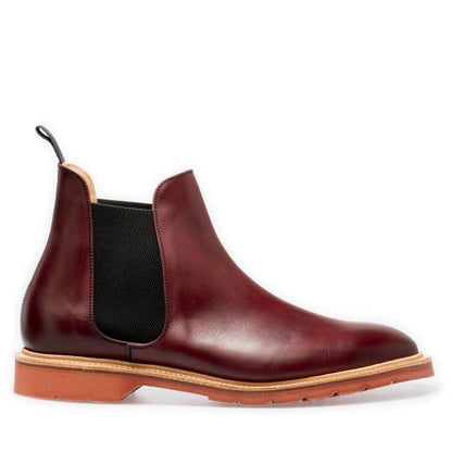 Solovair Chelsea Boot Burgundy