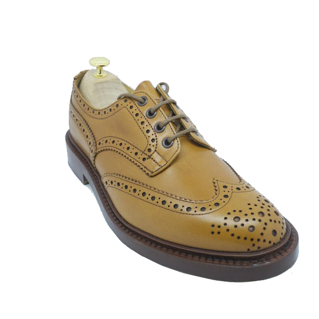 Trickers Bourton Brogue Acorn Antique