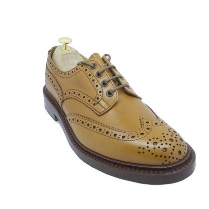Trickers Bourton Brogue Acorn Antique