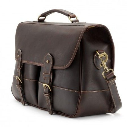 Tusting Clipper Leather Satchel Sundance Floodlight
