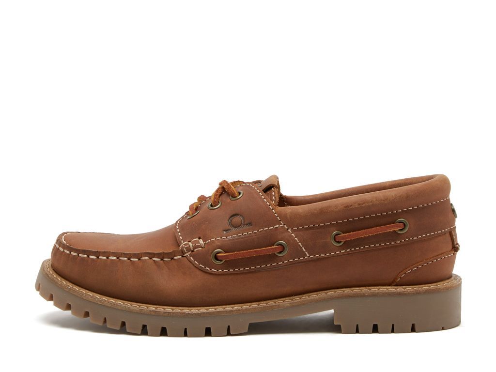 Chatham Sperrin Waterproof Boat Shoes Cognac