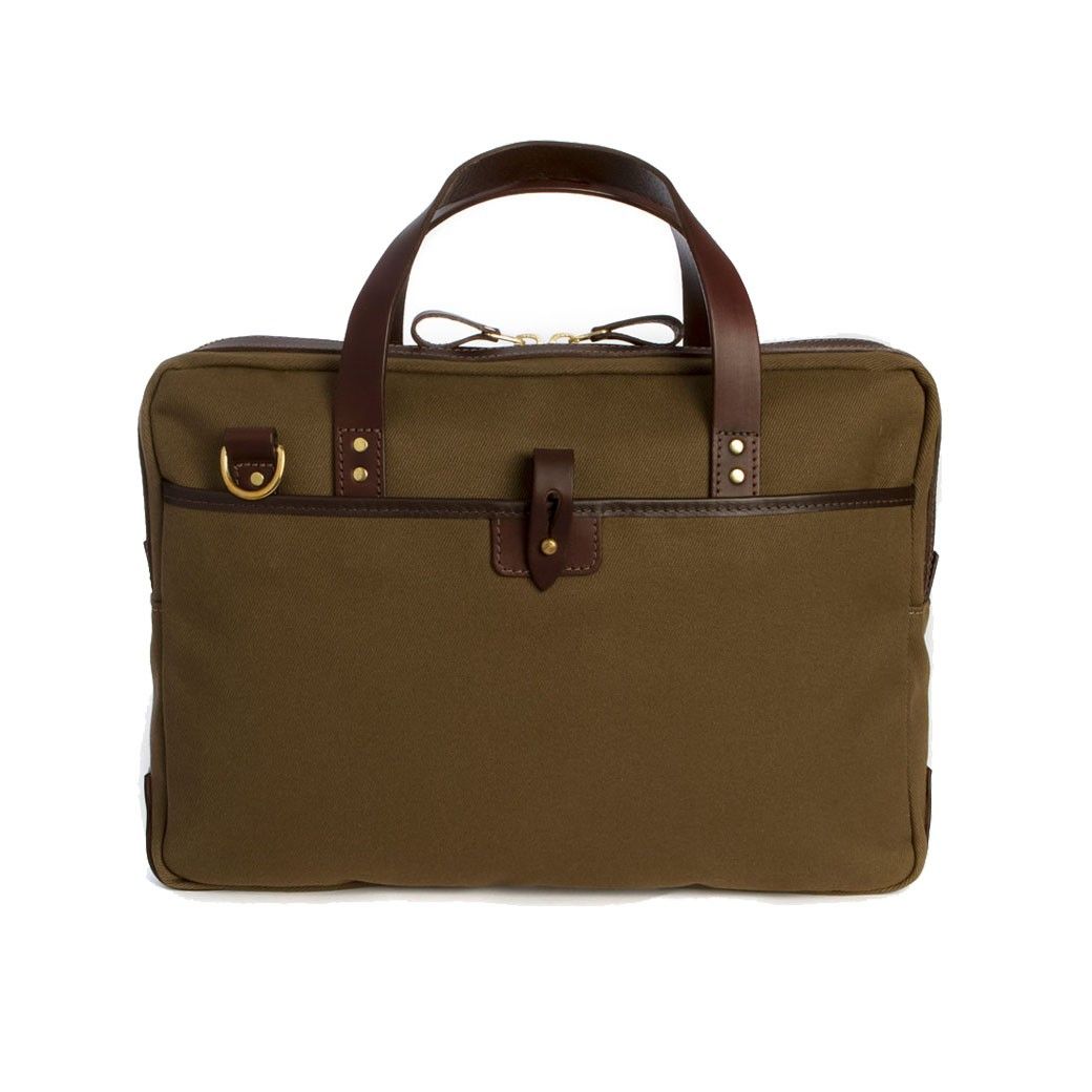 Chapman Bovey Briefcase in Olive