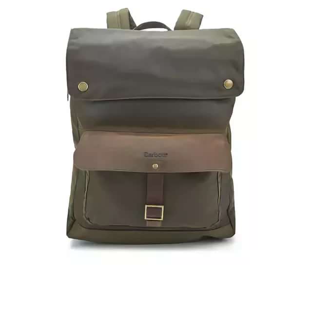 Barbour Wax Urban Backpack In Olive
