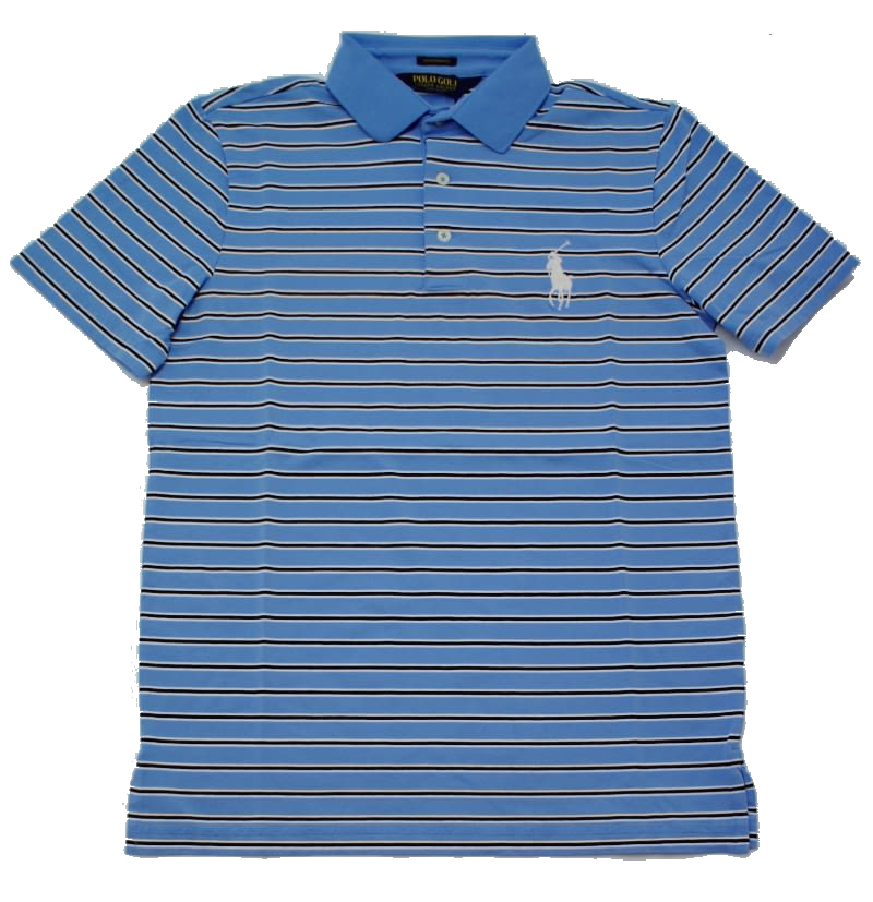 Ralph Lauren Pro Fit Polo in Sterling Blue Stripes