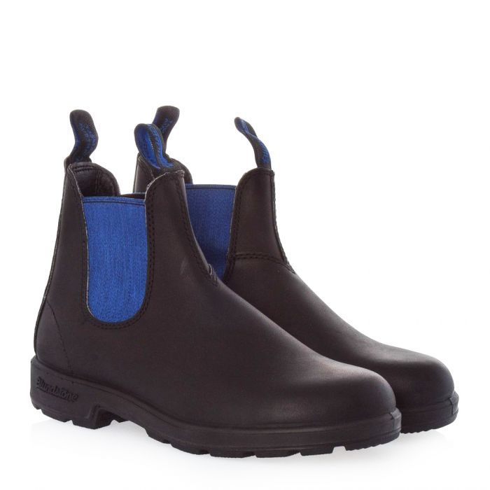 blundstone black blue